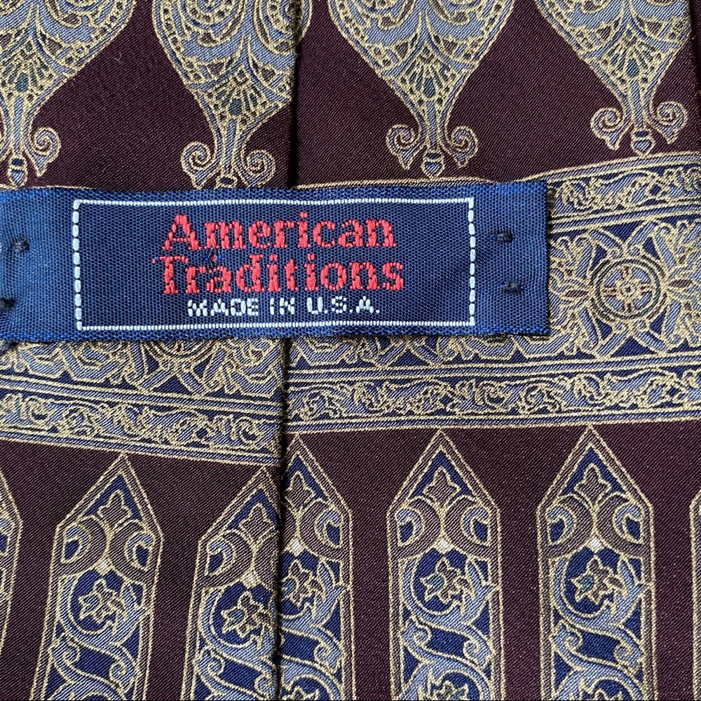American Traditions Silk Tie - Picture 5 of 6